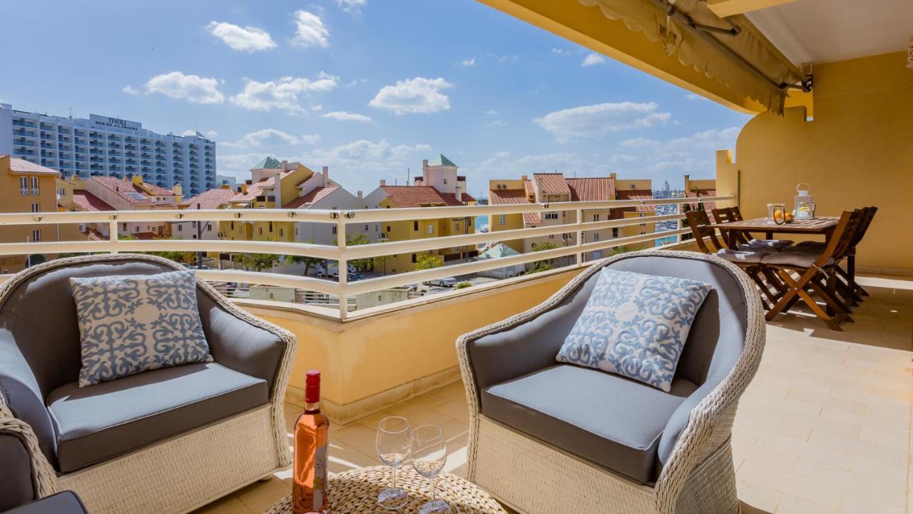 Marina 2Bdr Apartment With Balcony & Pool - 5Min From Beach By Lovelystay Quarteira Bagian luar foto